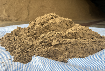 Premium fish meal after processing and quality check in Mangalore, India